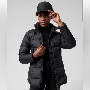 Athleta Black Puffer Jacket
